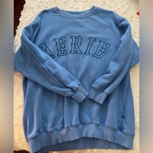 Aerie blue crewneck